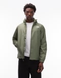 [The North Face] The North Face Quest waterproof logo jacket in light green 2XL Bark Mist