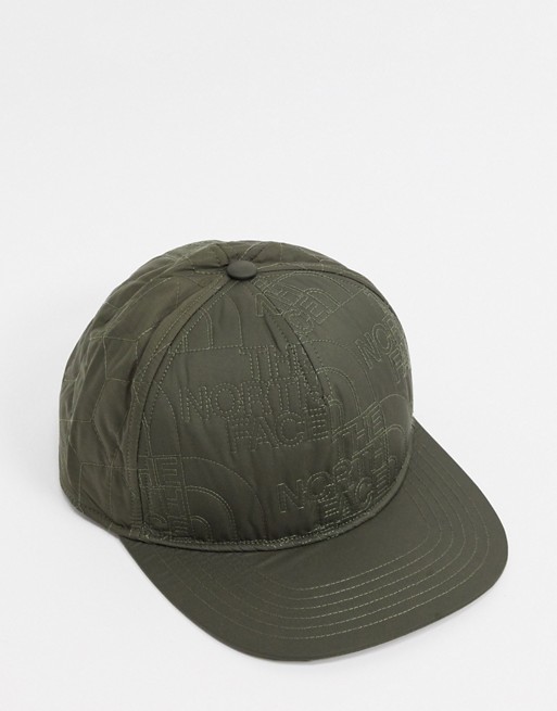 The North Face Quilted cap in khaki
