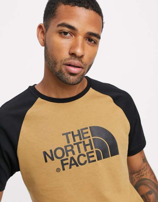 The North Face Raglan Easy t-shirt in brown