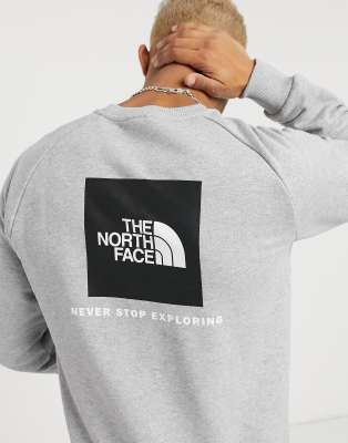 north face box crew sweatshirt