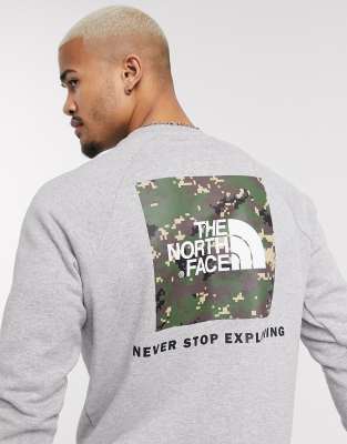 north face box crew sweatshirt