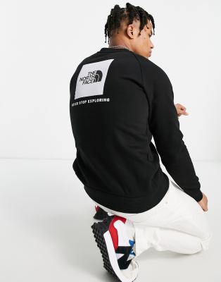 north face red box sweatshirt