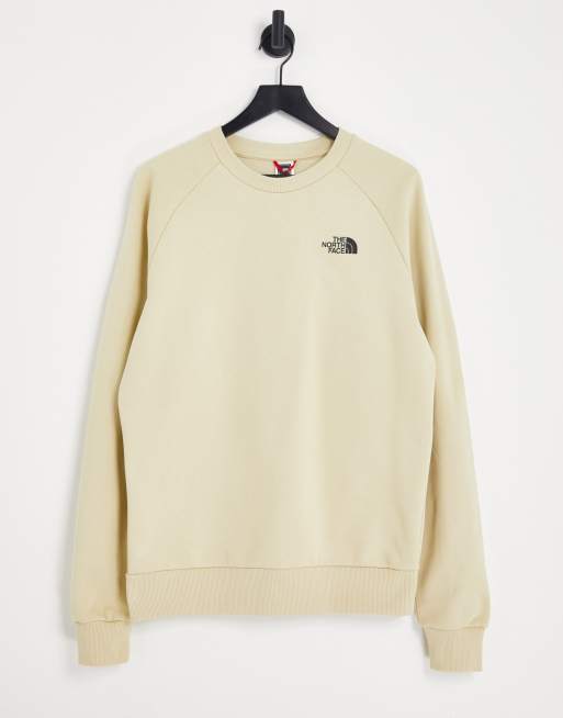 North face beige sweatshirt hot sale