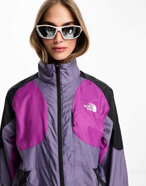 Dark purple hotsell north face jacket