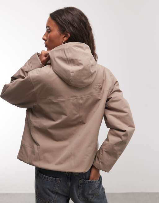 The North Face Range hooded jacket in khaki, 3 of 4