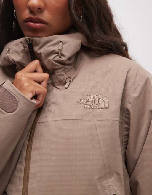 The North Face Range hooded jacket in khaki, 4 of 4