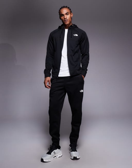 The North Face Reaxion 2.0 full-zip hooded jacket in black heather, 2 of 5