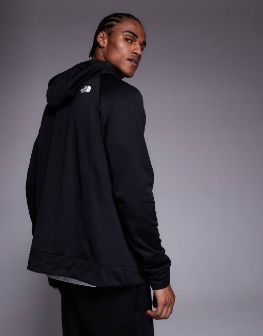 The North Face Reaxion 2.0 full-zip hooded jacket in black heather, 3 of 5