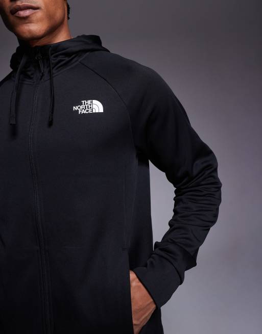 The North Face Reaxion 2.0 full-zip hooded jacket in black heather, 4 of 5