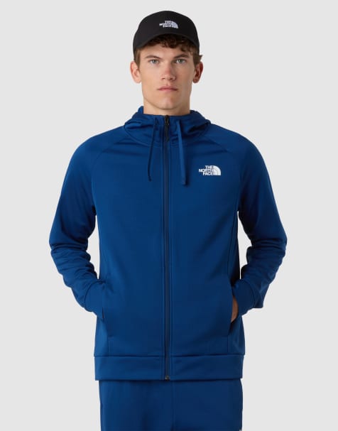 The North Face - Reaxion 2.0 - Giacca blu scuro mélange con cappuccio e zip - view 1