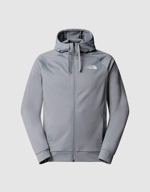 The North Face - Reaxion 2.0 - Veste à capuche zippé - Gris monument foncé chiné, 3 de 4