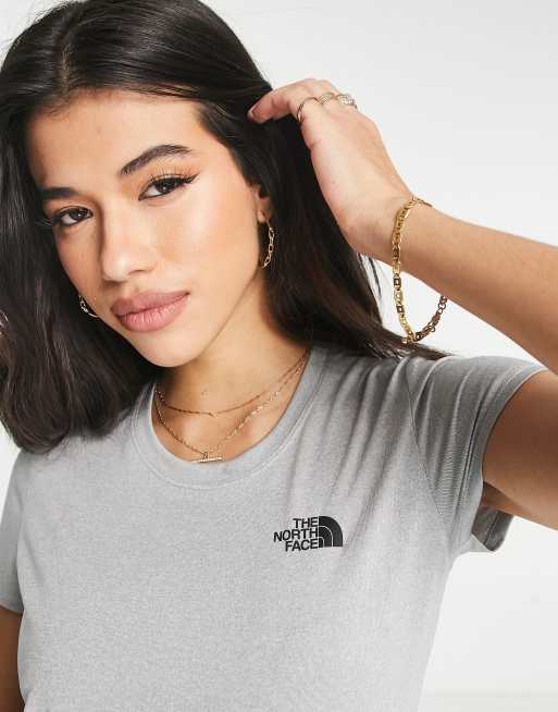 The North Face Reaxion Amp t-shirt in grey 