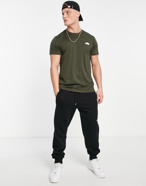 The North Face - Reaxion Amp - T-shirt in kaki, 3 van 4