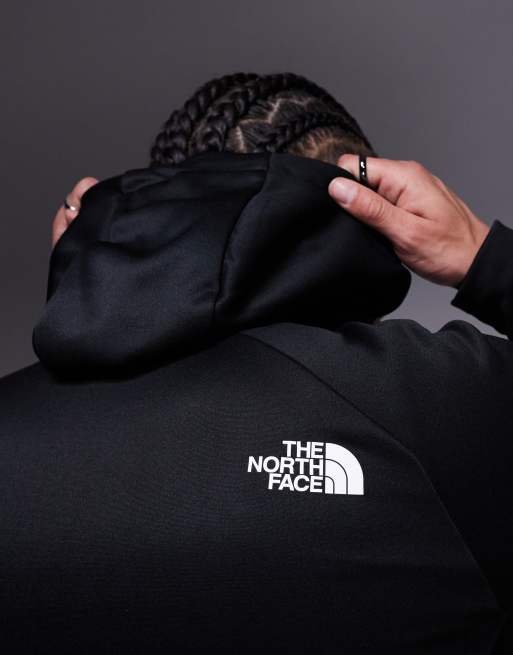The North Face Reaxion full zip logo hoodie in black | ASOS
