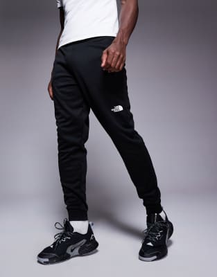 The North Face Reaxion logo trackies in black - view 1