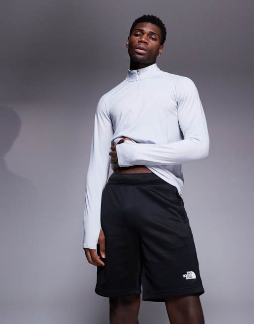 The North Face - Reaxion - Pantaloncini in pile neri con logo, 3 di 5