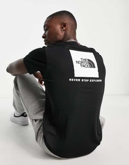 The North Face – Reaxion Red Box – T-Shirt in Schwarz