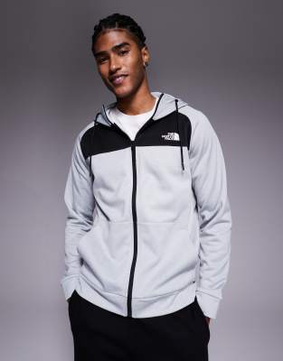 The North Face - Reaxion - Sweat à capuche en polaire - Gris clair High Rise