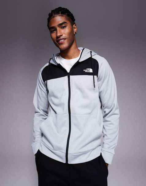 The North Face - Reaxion - Sweat à capuche en polaire - Gris clair High Rise - view 1