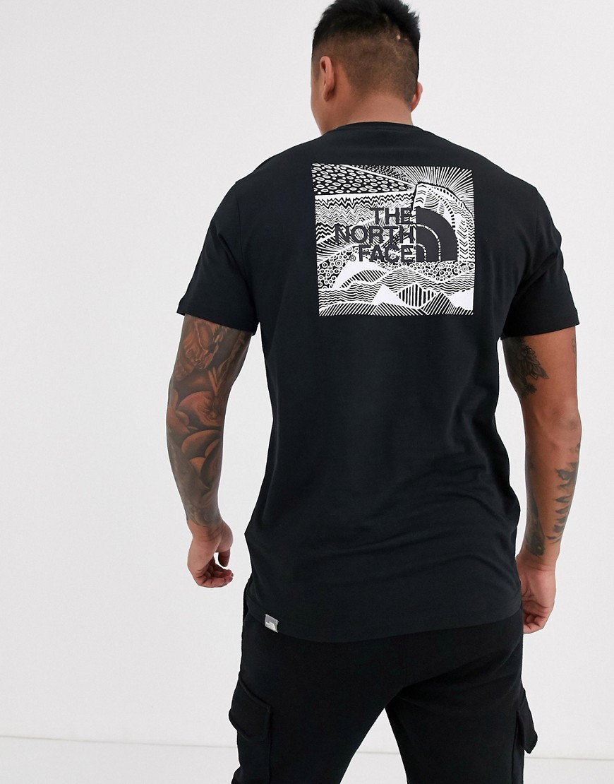 THE NORTH FACE RED BOX CELEBRATION T-SHIRT IN BLACK,NF0A2ZXEJK31