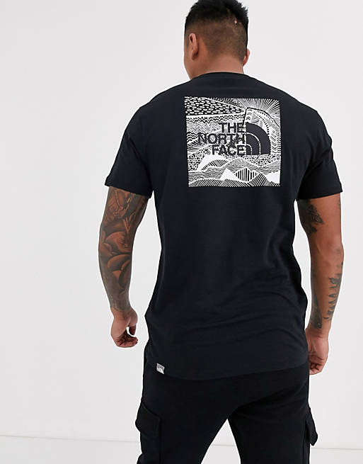 The North Face Red Box Celebration t-shirt in black