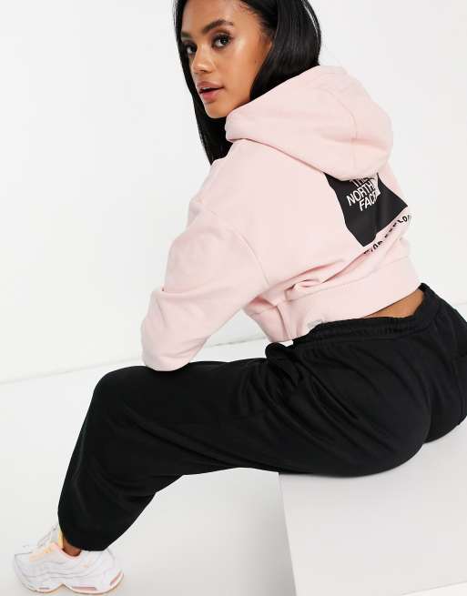 North face cropped discount sweatshirt