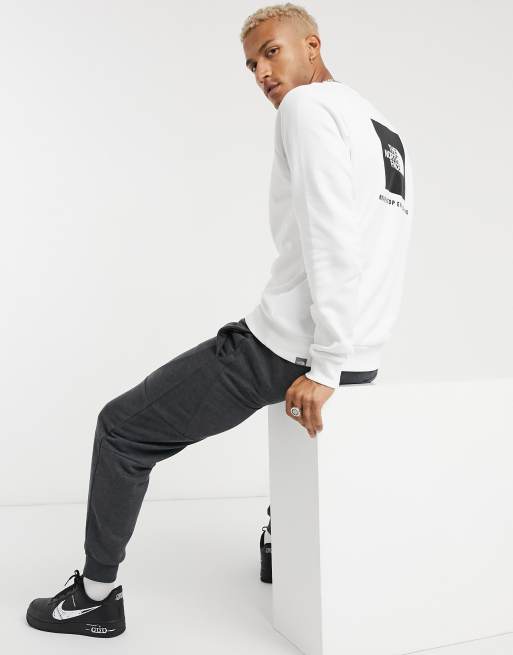 The North Face - Red Box - Felpa con maniche raglan, colore bianco