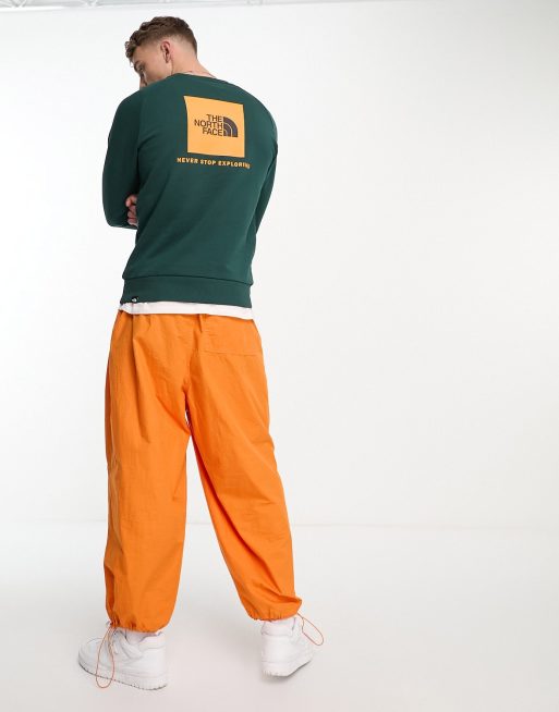 The North Face - Red Box - Felpa con maniche raglan, colore verde