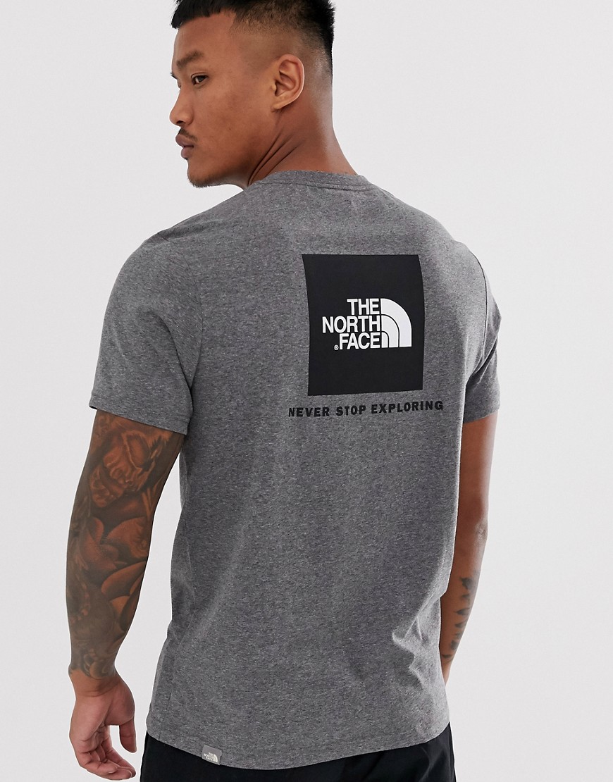 The North Face – Red Box – Gråmelerad t-shirt