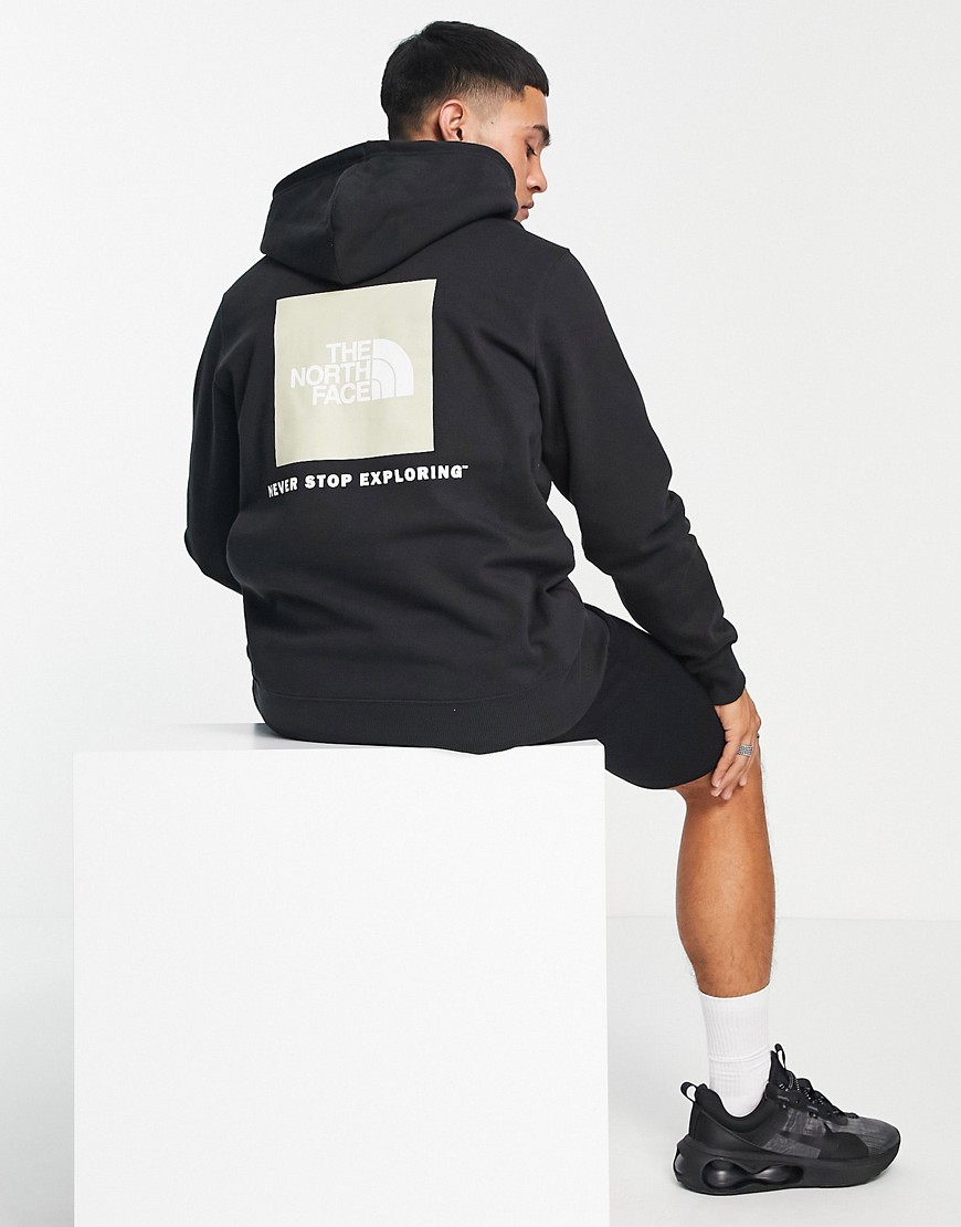 The North Face Red Box hoodie in black