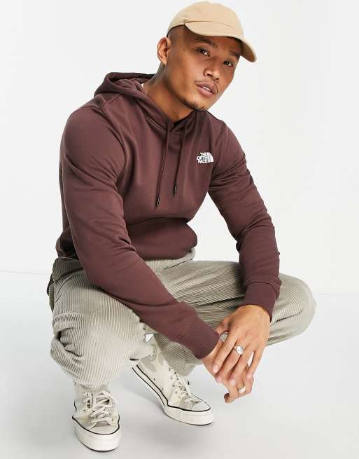 The north face store burgundy hoodie