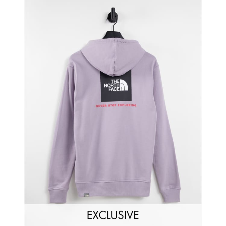 The North Face Red Box hoodie in gray Exclusive to ASOS ASOS