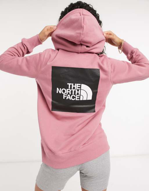 The North Face Red Box hoodie in pink