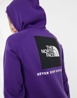 black and purple north face