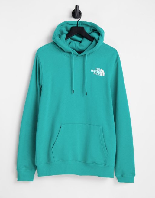 North face store teal hoodie