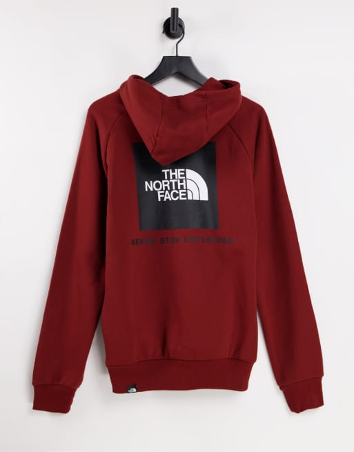 The North Face - Red Box - Hættetrøje med raglan i rød