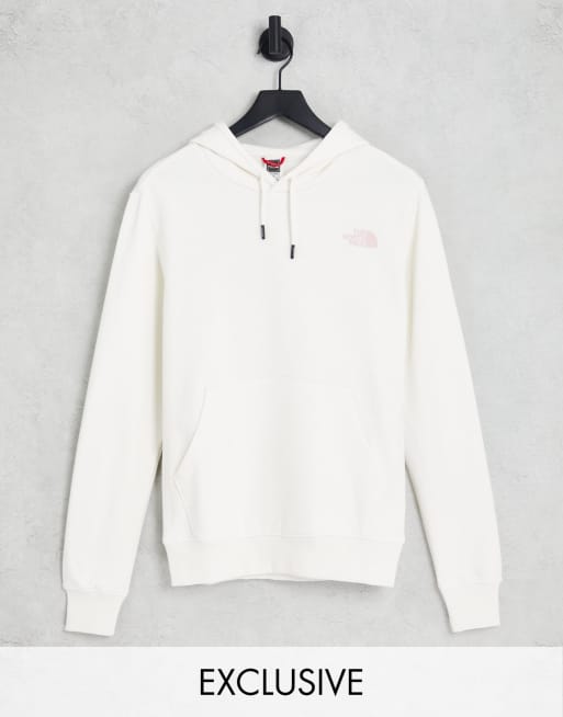 The North Face - Red Box - Hvid/lyserød hættetrøje - Kun hos ASOS