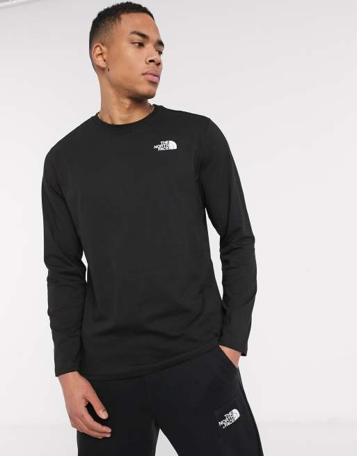 the north face redbox long sleeve tee