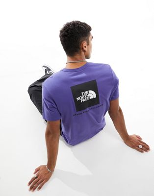 The North Face Redbox back print t-shirt in purple - ASOS Price Checker