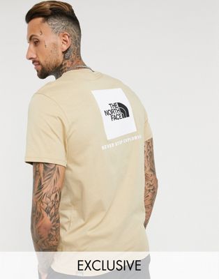 The North Face Red Box t-shirt in beige 