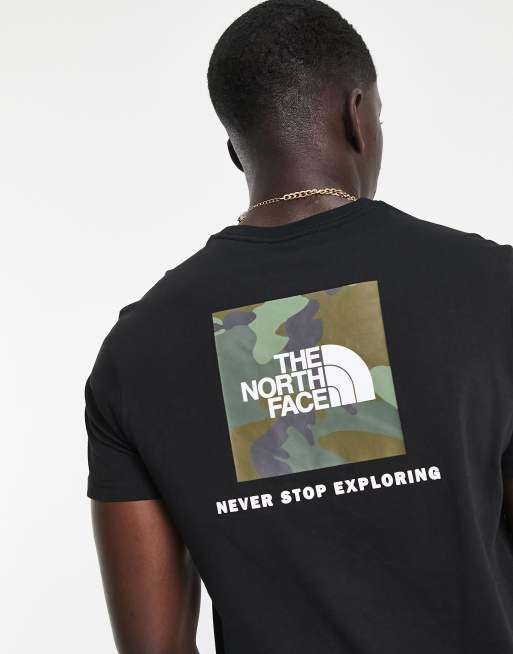 The north face t cheap shirt camo