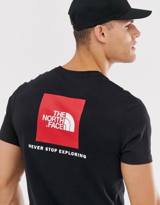 The North Face Red Box T-Shirt in Black 