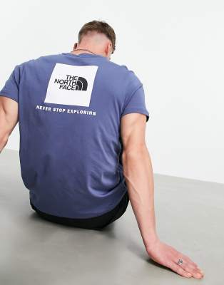 The North Face Red Box t-shirt in blue - view 1