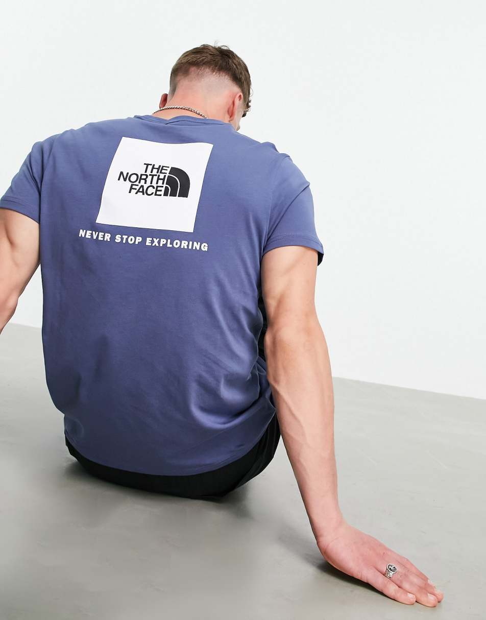 The North Face Red Box t-shirt in blue