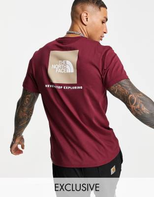 The North Face Red box t-shirt in 