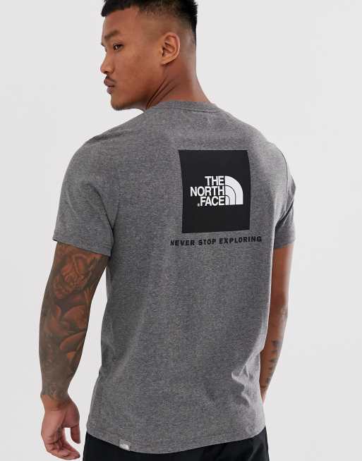 The North Face Red Box t-shirt in heather grey | ASOS