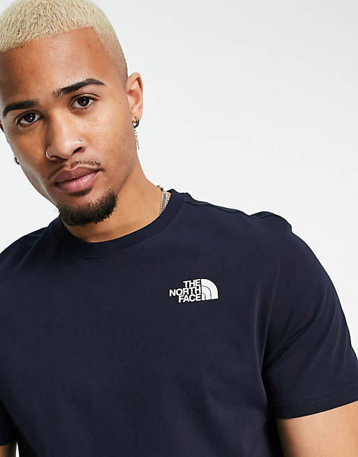 T-Shirts & Vests The North Face Red Box t-shirt in navy 