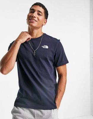 The North Face Red Box t-shirt in navy