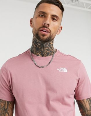 pink north face shirt
