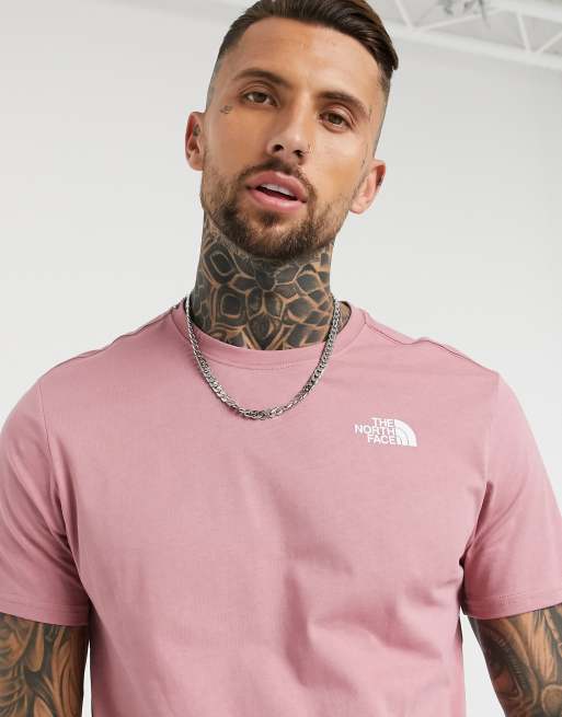 The North Face Red Box T Shirt In Pink Exclusive At Asos Asos